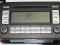 VW RCD 300 SILVER RADIO VW GOLF V PASSAT FV 23%