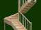 Schody Drewniane typ: EQD 160R  - SUPER CENA !!!