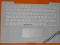 klawiatura touchpad topcase Macbook 13.3 biała org