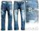 *ewaed*ODLOTOWE JEANSY Z PASKIEM SPORT12 146/152