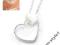Delikatny naszyjnik, serduszko