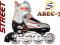 SUPER ROLKI STREET ALLRIGHT  ABEC-7 33-36 HIT !!