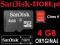 SanDisk microSDHC 4GB CLass4 z adapterem SD