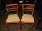 DWA BUKOWE KRZESŁA ART-DECO.