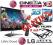 LG 23 3D LED DM2350D +2xokulary +hdmi +Bluray 3D
