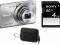 SONY DSC-W690+ETUI+KARTA 4GB!!SREBRNY!!