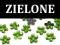 LIKWIDACJA__ Kwiatki akryl _____ZIELONE ___ 50 szt
