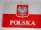 FLAGA KIBICA POLSKI NA EURO2012 wymiary 91x61cm