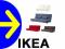 NAJTANIEJ IKEA BEDDINGE LOVAS GENARP SOFA+SKRZYNIA