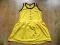 Żółta sukienka na puszystą dziewczynkę 134 / 140