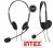 SŁUCHAWKI DO KOMPUTERA Z MIKROFONEM AP-850SB INTEX