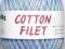 Cotton filet niebieski 9434