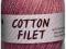 Cotton filet różowy 1201