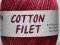 Cotton filet czerwony 1203