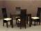 Zestaw Stół 120x80 + 2x35, 4 krzesła Malaga Raty