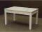 Stół rozkładany 120x80+2x35, bielony, nowość