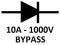 Dioda BYPASS BLOKUJĄCA - 10A/1000V - ogniwa solar
