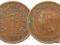 4.CEYLON, 1/2 CENTA 1870