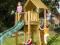 Plac zabaw -drewniana wieża ogrodowa Jungle CUBBY