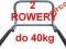 wieszak rowerowy ścienny 2 rowery SKŁADANY do 40kg