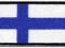 Finlandia - Naszywka Flaga Finlandii 5,5 x 3,5 cm
