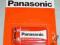 Bateria 6F22 Panasonic - R9 - kwadratowa - 9V