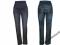Granatowe jeansy ciążowe - biodra 104cm r. L