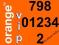 20 ZŁOTY NUMER ORANGE NA KARTĘ GO 798__01234__2