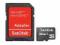 SanDisk microSDHC 32GB CLass4 z adapterem SD