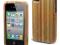 Muvit Wood Back- Etui iPhone 4/4S + folia (bambus)