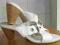 sandały klapki damskie białe 36 Clara Barson