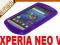 SOLID PURPLE MOCNE ETUI DO SE XPERIA NEO V + FOLIA