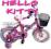 Rower 12cali Hello Kitty - HIT LATA+PROWADNIK!!!