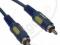 Kabel 1xRCA(cinch)/1xRCA(cinch) 10m Łezka Gold