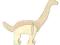 Puzzle drewniane_Brachiosaurus