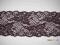 Koronka brązowa elastyczna,bielizniana,szeroka