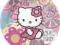 Kolorowe talerzyki papierow Hello Kitty 23cm 10szt