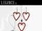 Komplet czerwone serca YES VERONA dost. GRATIS