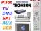 6w1 Uniwersaln Pilot THOMSON RCT615TDM1 TV SAT DVD