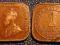 STRAITS SETTLEMENTS 1 CENT 1920r GEORGE V / 182 C