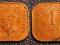 MALAYA 1 CENT 1943r GEORGE VI / 200 C