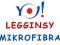 CzasNaj leginsy MICROFIBRA legginsy koronka152 158