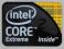 Oryginalna Naklejka Intel 2 Core Extreme 21x16mm