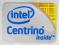 Oryginalna Naklejka Intel Centrino 21x16mm (S)