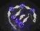 KOMPLET 3W1 SWAROVSKI STRASS BLUE VIOLET BL.AB 14M