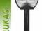ogr18 Lampa ogrodowa KULA 3 kolory klosza 65 cm
