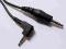 KABEL JACK 3,5 WTYK - JACK 2,5 KĄT WTYK 0,75m 75cm