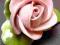 Kwiat porcelanowy..róża Volkstedt