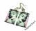 Marilyn Monroe kino kolczyki decoupage promocja