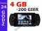 4GB KONSOLA PMP MP3 MP4 MP5 PL.MENU +200 GIER M50B